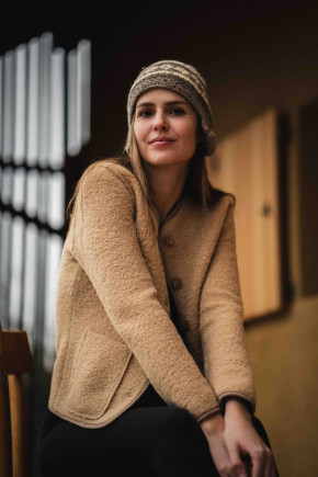 AP Fedora Bouclé Camel