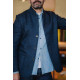 AP Albin Herringbone Navy