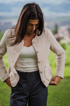 AP Fedora Bouclé Cream