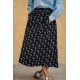 Rosa Floral Black