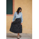 Rosa Floral Black