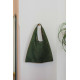Triangle Suede Green