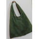Triangle Suede Green
