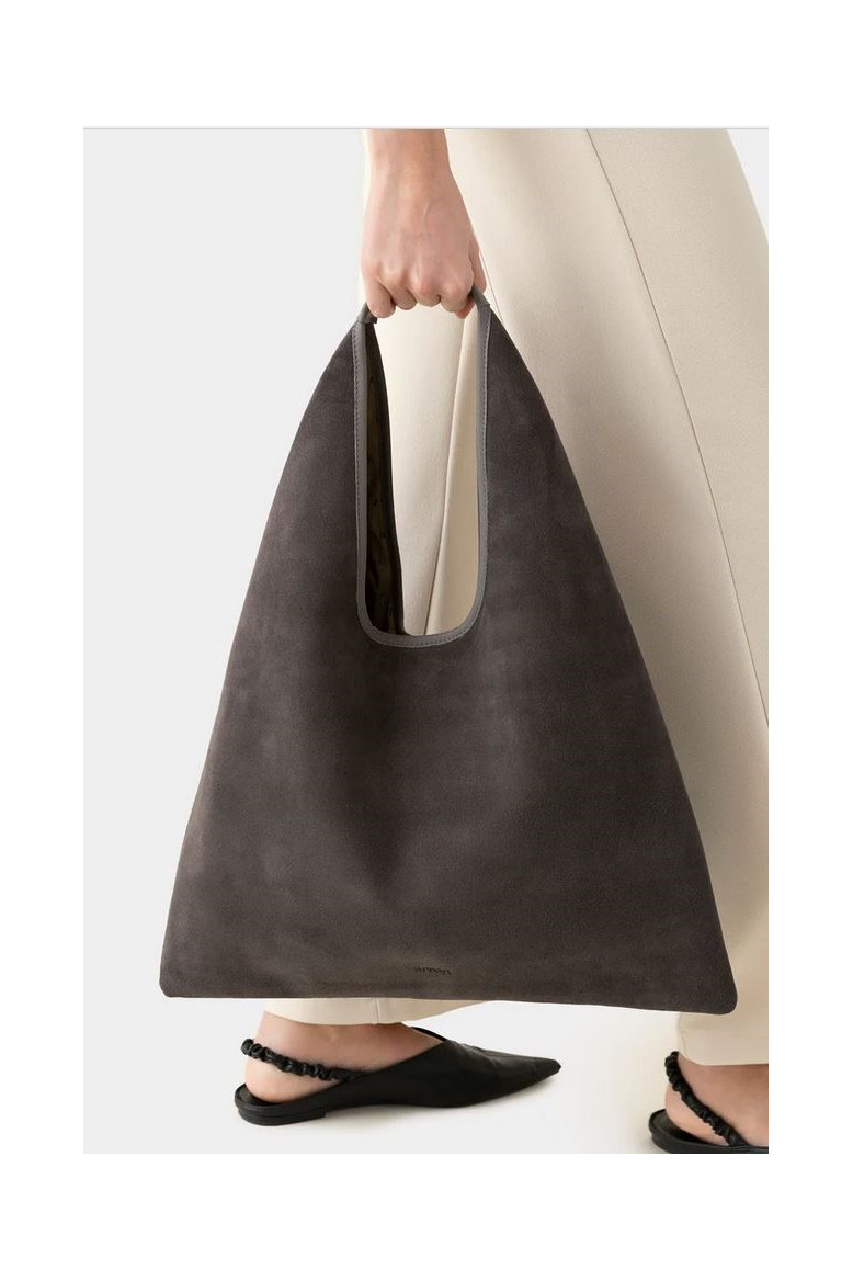 Triangle Suede Cenere