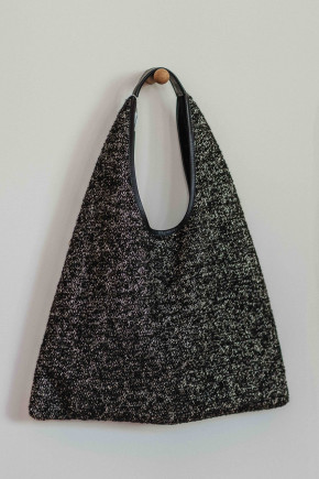 Triangle Tweed Black