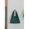 Triangle Tweed Green